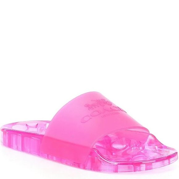 $78 *NEW* COACH Ulyssa Pool Slides Sizes 8 & 9 - Picture 2 of 10